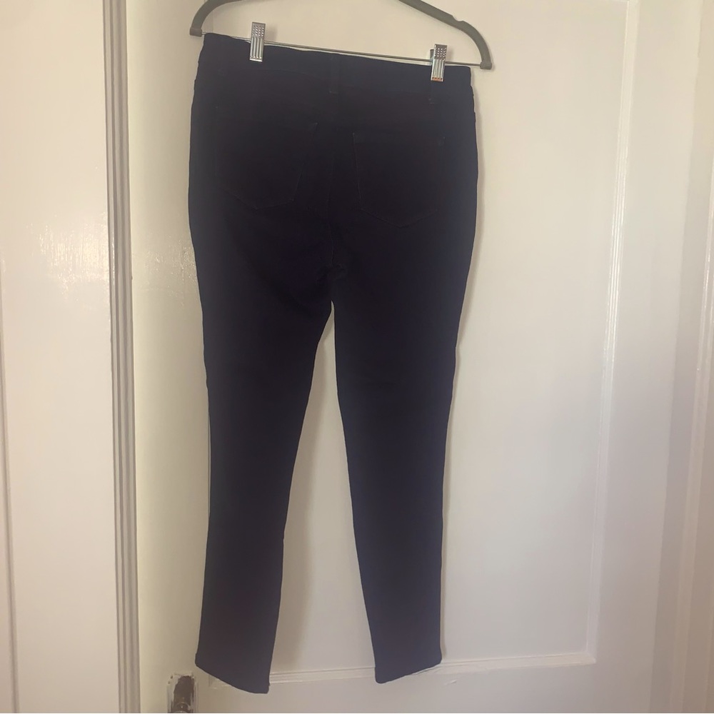 Womens AB denim skinny jeans faux front pockets size 6 petite